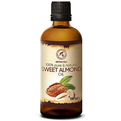 Trust Huile Amande Douce 100ml Pressée Froid Naturelle Huile de Prunus Amygdalus Dulcis Italie Soins Intensifs pour Visage Cheveux Peau Corps Soins Personnels Trust Huile Amande Douce 100ml Pressée Froid Naturelle Huile de Prunus Amygdalus Dulcis Italie Soins Intensifs pour Visage Cheveux Peau Corps Soins Personnels