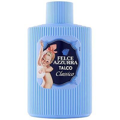 Felce Azzurra Talc, Poudre délicée complète, Parfum Classique Pot 200 g Felce Azzurra Talc, Poudre délicée complète, Parfum Classique Pot 200 g