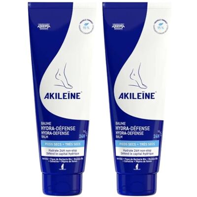 Akileïne Baume Hydratant Akileine pieds secs et très secs 125 ml Lot de 2 Akileïne Baume Hydratant Akileine pieds secs et très secs 125 ml Lot de 2