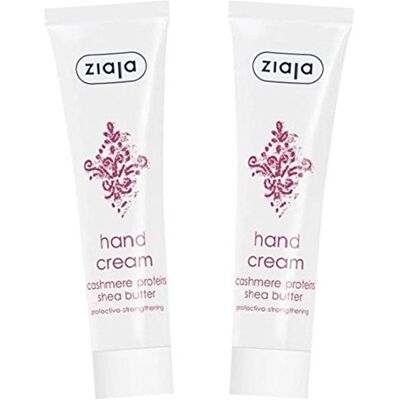 Ziaja Lot de 2 crèmes pour les mains au cachemire et au beurre de karité de 100 ml Ziaja Lot de 2 crèmes pour les mains au cachemire et au beurre de karité de 100 ml