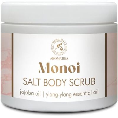 Trust Gommage pour le Сorps Monoi 500 g Gommage au Sel pour le Сorps Gommage Corporel à Huile de Jojoba et à Huile Essentielle Ylang-Ylang Hydratant Corps Soin de la Peau Arôme de Fleurs de Tiaré Trust Gommage pour le Сorps Monoi 500 g Gommage au Sel pour le Сorps Gommage Corporel à Huile de Jojoba et à Huile Essentielle Ylang-Ylang Hydratant Corps Soin de la Peau Arôme de Fleurs de Tiaré