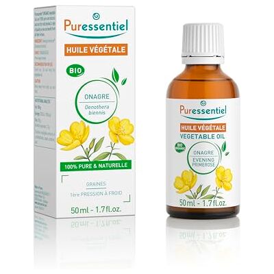 Puressentiel Huile végétale d'onagre (Oenothera Biennis) BIO 50 ml Puressentiel Huile végétale d'onagre (Oenothera Biennis) BIO 50 ml