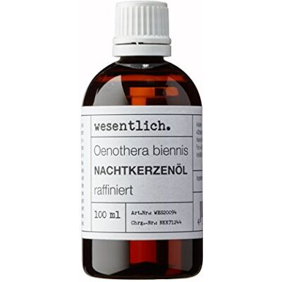wesentlich. Weslich Huile d'onagre 100 ml d'huile de base pour soin de la peau et des cheveux Huile 100 % pure (Oenothera biennis) wesentlich. Weslich Huile d'onagre 100 ml d'huile de base pour soin de la peau et des cheveux Huile 100 % pure (Oenothera biennis)