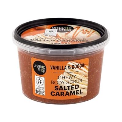 Organic Shop Gommage corporel Salted Caramel Chewy Vanille & Cacao 250 ml Organic Shop Gommage corporel Salted Caramel Chewy Vanille & Cacao 250 ml