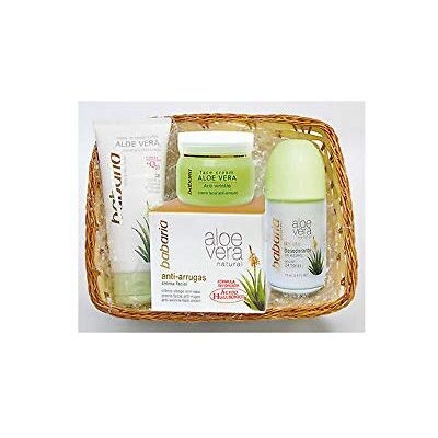 Babaria Crème visage anti-rides 20% Aloe Vera pour les mains et déodorant Roll-On 225 ml Babaria Crème visage anti-rides 20% Aloe Vera pour les mains et déodorant Roll-On 225 ml