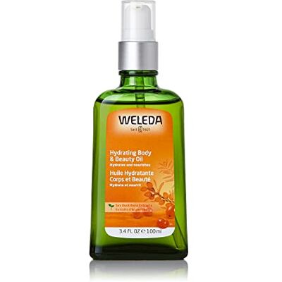 WELEDA Sanddoorn Huile de soin vitalisante, cosmétique naturelle, huile pour le corps pour le soin intensif des peaux sèches, huile de bodyo, pour une douceur perceptible et une réparation de la peau WELEDA Sanddoorn Huile de soin vitalisante, cosmétique naturelle, huile pour le corps pour le soin intensif des peaux sèches, huile de bodyo, pour une douceur perceptible et une réparation de la peau