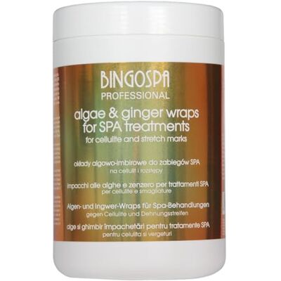 BingoSpa professional Concentré d'algues et de gingembre pour vergetures et cellulite pour compresses 1000 ml BingoSpa professional Concentré d'algues et de gingembre pour vergetures et cellulite pour compresses 1000 ml