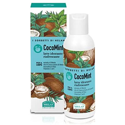 Helan , I Sorbetti CocoMint Crème Corps Hydratante Peau Sec Fluide, Crème Corps Parfumée Femme et Homme Rafraîchissant à la Menthe, Huile de Coco et Vitamine C, Lait Parfumé avec Vitamine E, 150 ml Helan , I Sorbetti CocoMint Crème Corps Hydratante Peau Sec Fluide, Crème Corps Parfumée Femme et Homme Rafraîchissant à la Menthe, Huile de Coco et Vitamine C, Lait Parfumé avec Vitamine E, 150 ml