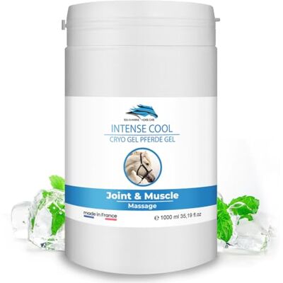 bleu & marine Bretania Vet CRYO Intense Gel à Effet Froid pour Chevaux. Baume Naturelle pour les Douleurs Musculaires & Articulaires. Crème de Massage Refrigerant pour Cheval pour Circulation des Jambes 1000 ml bleu & marine Bretania Vet CRYO Intense Gel à Effet Froid pour Chevaux. Baume Naturelle pour les Douleurs Musculaires & Articulaires. Crème de Massage Refrigerant pour Cheval pour Circulation des Jambes 1000 ml