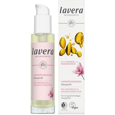 lavera Huile corporelle apaisante Sensation de peau souple Régénérante et hydratante Végétalien Cosmétique naturel 100 ml lavera Huile corporelle apaisante Sensation de peau souple Régénérante et hydratante Végétalien Cosmétique naturel 100 ml