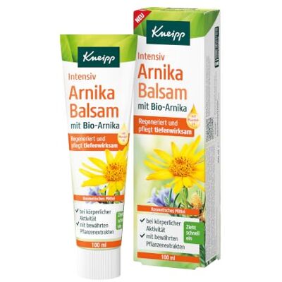 Kneipp Baume à l'arnica intense Revitalisant et régénérant Soin intensif idéal après un effort physique Recommandé par les physiothérapeutes Arnica bio 100 ml Kneipp Baume à l'arnica intense Revitalisant et régénérant Soin intensif idéal après un effort physique Recommandé par les physiothérapeutes Arnica bio 100 ml