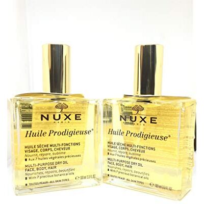 Nuxe HUILE PRODIGIEUSE HUILE SÈCHE MULTI-FONCTIONS 2 x 100ML Nuxe HUILE PRODIGIEUSE HUILE SÈCHE MULTI-FONCTIONS 2 x 100ML