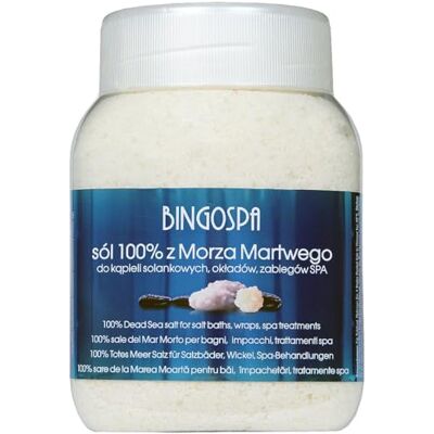 BingoSpa dead sea Sel de bain 100% Dead Sea pour soins du bain, des bains à remous et des soins spa 1250 g BingoSpa dead sea Sel de bain 100% Dead Sea pour soins du bain, des bains à remous et des soins spa 1250 g