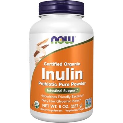 NOW Foods, Organic, Inulin, 100% Pure Powder, 8 oz (227 g) NOW Foods, Organic, Inulin, 100% Pure Powder, 8 oz (227 g)