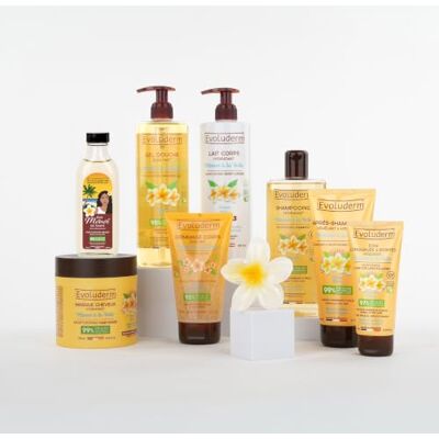 Evoluderm Routine Hydratante 8 produits Corps & Cheveux + Brosse à Cheveux Offerte Monoï à la Folie Ingrédients d'Origine Naturelle Végan Fabrication Française Idée Cadeau Evoluderm Routine Hydratante 8 produits Corps & Cheveux + Brosse à Cheveux Offerte Monoï à la Folie Ingrédients d'Origine Naturelle Végan Fabrication Française Idée Cadeau