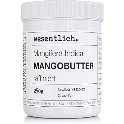 wesentlich. Beurre de mangue de 250 g – 100 % pur, végétalien et sans additifs wesentlich. Beurre de mangue de 250 g – 100 % pur, végétalien et sans additifs