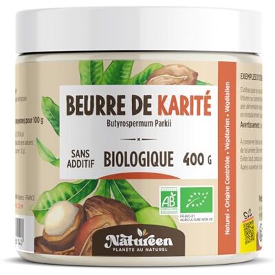 Planète au Naturel Beurre de Karité Bio AB 400 gr 100% végétal Planète au Naturel Beurre de Karité Bio AB 400 gr 100% végétal