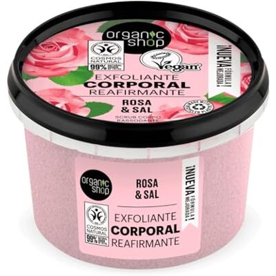 Organic Shop Perla Rosa Exfoliante Corporal Perla Rosa 250Ml Santé et soins personnels Organic Shop Perla Rosa Exfoliante Corporal Perla Rosa 250Ml Santé et soins personnels