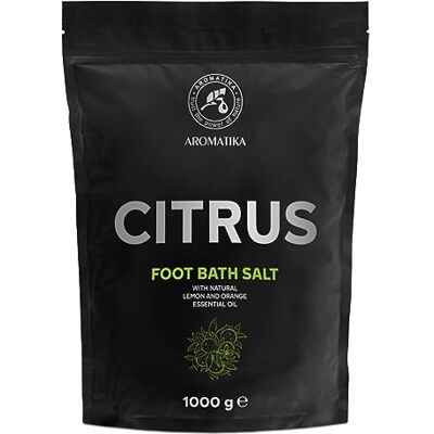 Trust Sel de Bain pour Pieds Agrumes 1000g Citrus Huile Essentielle de Orange & Сitron Bain pour Pieds au Sel de Mer Naturel Pédiluve Bain de Pieds Sels de Bain pour Aromathérapie Trust Sel de Bain pour Pieds Agrumes 1000g Citrus Huile Essentielle de Orange & Сitron Bain pour Pieds au Sel de Mer Naturel Pédiluve Bain de Pieds Sels de Bain pour Aromathérapie