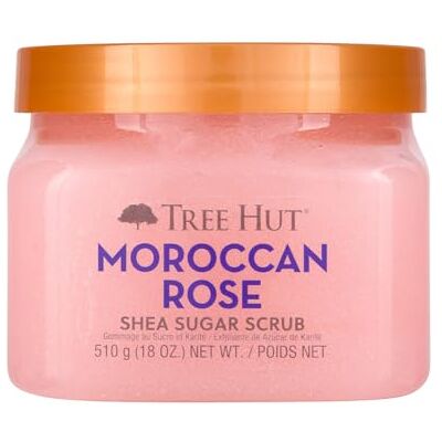 Tree Hut Moroccan Rose Shea Sugar Scrub ~ 18 oz by Tree Hut Moroccan Rose Shea Sugar Scrub ~ 18 oz by