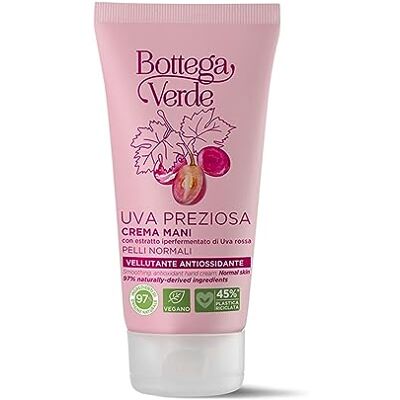 Bottega Verde - Uva Preziosa - Antioxydant - 75 ml - Crème pour les mains Bottega Verde - Uva Preziosa - Antioxydant - 75 ml - Crème pour les mains