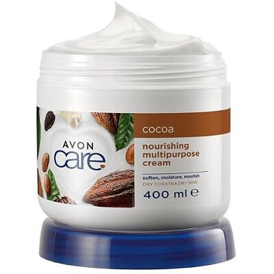 Avon Care Crème multi-usages au beurre de cacao 400 ml pour le visage, le corps, les mains Avon Care Crème multi-usages au beurre de cacao 400 ml pour le visage, le corps, les mains