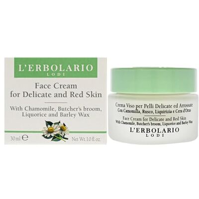 L'Erbolario LErbolario Face Cream for Delicate and Red Skin For Women 1 oz Cream L'Erbolario LErbolario Face Cream for Delicate and Red Skin For Women 1 oz Cream