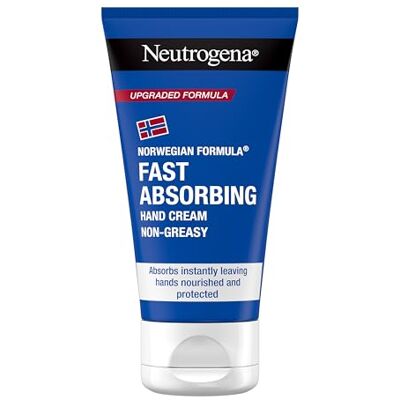 Neutrogena Norwegian Formula Crème mains à absorption rapide Formule légère et non grasse pour les mains sèches Nourrit et protection Convient aux peaux sensibles 75 ml Neutrogena Norwegian Formula Crème mains à absorption rapide Formule légère et non grasse pour les mains sèches Nourrit et protection Convient aux peaux sensibles 75 ml
