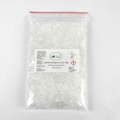 SALA Menthol cristallin Cristal de menthol Ph. Eur. (sachet de 100 g) SALA Menthol cristallin Cristal de menthol Ph. Eur. (sachet de 100 g)