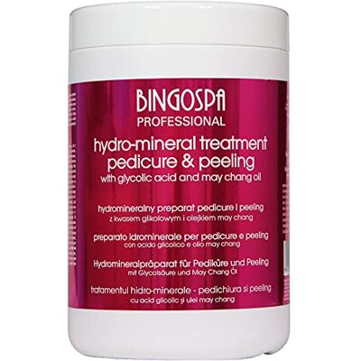 BingoSpa Traitement Hydro-minéral pour pédicure et exfoliation 1000g BingoSpa Traitement Hydro-minéral pour pédicure et exfoliation 1000g