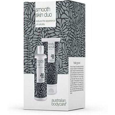 Australian Bodycare 2 produits pour améliorer l'apparence de la cellulite : gommage corporel 200 ml avec huile d'arbre à thé 100 % naturelle et huile corporelle 150 ml qui réduit la visibilité de la cellulite Testé dermatologiquement Australian Bodycare 2 produits pour améliorer l'apparence de la cellulite : gommage corporel 200 ml avec huile d'arbre à thé 100 % naturelle et huile corporelle 150 ml qui réduit la visibilité de la cellulite Testé dermatologiquement