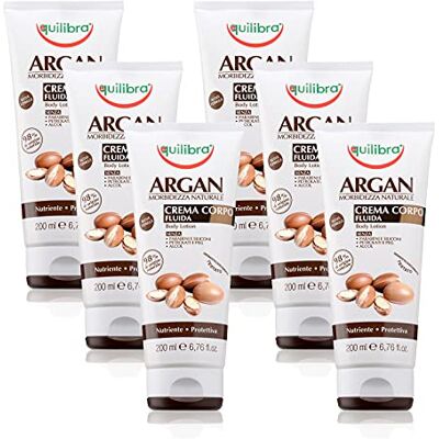 Equilibra Argan Crème Fluide Corps, Lot de 6 pièces (6 x 200 ml) Equilibra Argan Crème Fluide Corps, Lot de 6 pièces (6 x 200 ml)