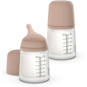 Suavinex , Pack 2 Biberons Anti-Colique Zero Zero, Tétine à Débit Adaptable (A) en Silicone, Bébés +0 Mois et Nouveau-nés, Spécifique Allaitement Maternel, Lait Maternel et Poudre, 180 ml, Medium Suavinex , Pack 2 Biberons Anti-Colique Zero Zero, Tétine à Débit Adaptable (A) en Silicone, Bébés +0 Mois et Nouveau-nés, Spécifique Allaitement Maternel, Lait Maternel et Poudre, 180 ml, Medium