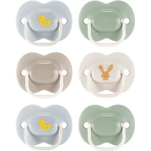 Tommee Tippee Anytime Soothers, 6-18 m, lot de 6, tétine symétrique assise quand même, tétine en silicone sans BPA, design orthodontique Tommee Tippee Anytime Soothers, 6-18 m, lot de 6, tétine symétrique assise quand même, tétine en silicone sans BPA, design orthodontique