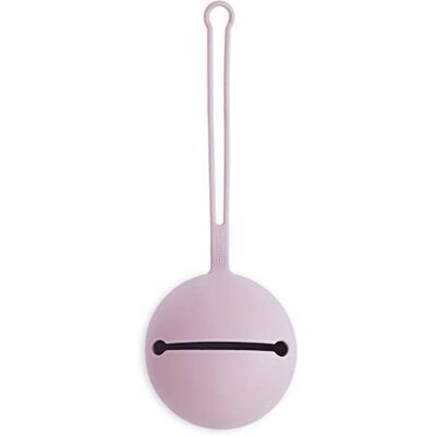 mushie Boite à Tétine Sucette en Silicone Sans BPA Accessoires pour Bébé, Jeunes Enfants Garçons et Filles Matériel Durable & de Haute Qualité, Soft Lilac, Compacte mushie Boite à Tétine Sucette en Silicone Sans BPA Accessoires pour Bébé, Jeunes Enfants Garçons et Filles Matériel Durable & de Haute Qualité, Soft Lilac, Compacte