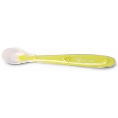 Cangaroo Kangourou cuillère en silicone pour enfants Gusto TC5010 silicone souple en plastique, coloration: vert Cangaroo Kangourou cuillère en silicone pour enfants Gusto TC5010 silicone souple en plastique, coloration: vert