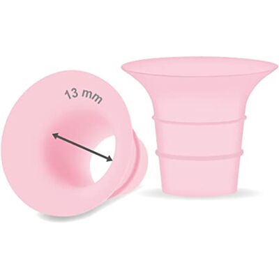 Maymom insert de téterelle 13 mm rose compatible avec Elvie simple/double électrique et Elvie Stride cup 24 mm, compatible avec téterelle Medela PersonalFit Flex Maymom insert de téterelle 13 mm rose compatible avec Elvie simple/double électrique et Elvie Stride cup 24 mm, compatible avec téterelle Medela PersonalFit Flex