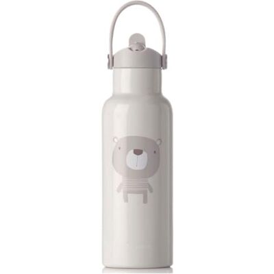 Jane Jané Bouteille isotherme en acier inoxydable, garde le froid pendant 24 heures et le chaud pendant 12 heures, revêtement intérieur en céramique, 500 ml, sans BPA, beige Jane Jané Bouteille isotherme en acier inoxydable, garde le froid pendant 24 heures et le chaud pendant 12 heures, revêtement intérieur en céramique, 500 ml, sans BPA, beige