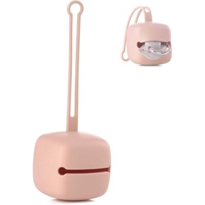 Jane Tétine Porte-tté - Rose Pâle - Sans BPA Jane Tétine Porte-tté - Rose Pâle - Sans BPA