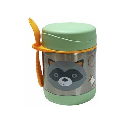 Skip Hop Zoo Boîte de maintien au chaud en acier inoxydable – Raton laveur Skip Hop Zoo Boîte de maintien au chaud en acier inoxydable – Raton laveur