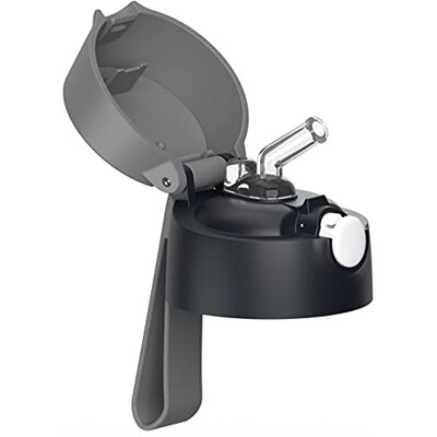 Jarlson Couvercle de Rechange Avec Embout Buccal en Silicone Pour Bouteille d'Eau en Acier Inoxydable 350 ml et Bouteille en Plastique 500 ml (Noir) Jarlson Couvercle de Rechange Avec Embout Buccal en Silicone Pour Bouteille d'Eau en Acier Inoxydable 350 ml et Bouteille en Plastique 500 ml (Noir)