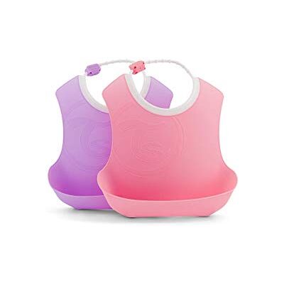 Twistshake Vital Innovations Lot de 2 Bavoirs Bébé récupérateurs en plastique, à partir de 4 mois, Pastel Pink/Purple, Rose/Violet 78219 Taille Unique Twistshake Vital Innovations Lot de 2 Bavoirs Bébé récupérateurs en plastique, à partir de 4 mois, Pastel Pink/Purple, Rose/Violet 78219 Taille Unique