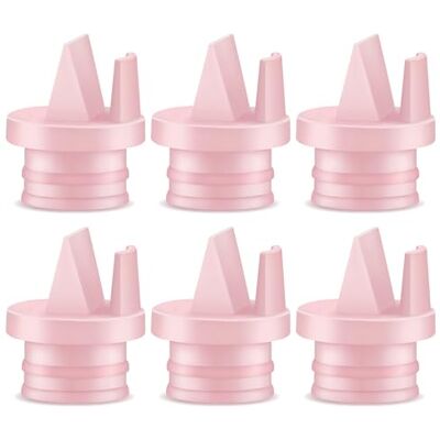 Maymom 2e generatie duckbillventielen met treklip Compatibel met Spectra S1, S2 en 9 Plus en Avent Comfort elektrische borstkolven, 6 stuks roze Maymom 2e generatie duckbillventielen met treklip Compatibel met Spectra S1, S2 en 9 Plus en Avent Comfort elektrische borstkolven, 6 stuks roze