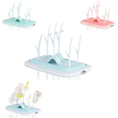 Cangaroo sèche-biberon Coral, pour biberons, suces et accessoires sans bisphénol, coloris:bleu Cangaroo sèche-biberon Coral, pour biberons, suces et accessoires sans bisphénol, coloris:bleu