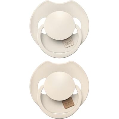 Difrax LOVI Sucette Dynamique 6 à 18 Mois Beige Clair & Crème 2 Pièces Facile à Accepter, Sans BPA, Silicones de haute qualité et durables Difrax LOVI Sucette Dynamique 6 à 18 Mois Beige Clair & Crème 2 Pièces Facile à Accepter, Sans BPA, Silicones de haute qualité et durables