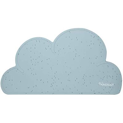 Kindsgut Set de Table Bébé Silicone Nuage, Confettis Aquamarine Napperon repas antidérapant et imperméable, protège-table 48,5x26,5 cm, conforme FDA, lave-vaisselle, chaise haute Kindsgut Set de Table Bébé Silicone Nuage, Confettis Aquamarine Napperon repas antidérapant et imperméable, protège-table 48,5x26,5 cm, conforme FDA, lave-vaisselle, chaise haute