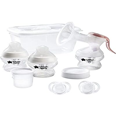 Tommee Tippee Kit De Démarrage Pour L'allaitement, Tire-Lait Manuel, Biberons Et Tétines, Boite De Stérilisation, Sucettes, Pots De Conservation, Coussinets D'allaitement Jetable Tommee Tippee Kit De Démarrage Pour L'allaitement, Tire-Lait Manuel, Biberons Et Tétines, Boite De Stérilisation, Sucettes, Pots De Conservation, Coussinets D'allaitement Jetable