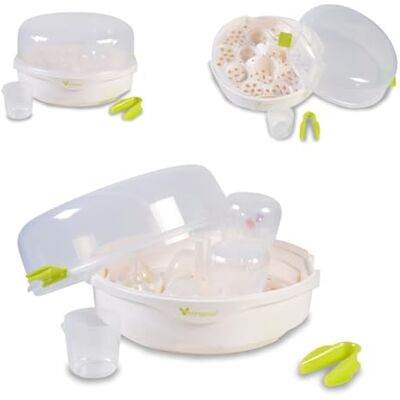 Cangaroo stérilisateur à micro-ondes Fresh 5 bouteilles hauteur maximale 15,5 cm, coloris:résolument Cangaroo stérilisateur à micro-ondes Fresh 5 bouteilles hauteur maximale 15,5 cm, coloris:résolument