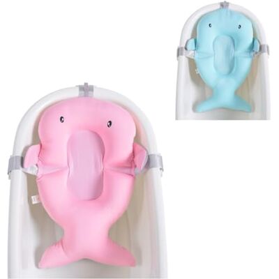Cangaroo Filet de bain bébé Bailey Coussin bain support de bain clips plastique, coloris:rose Cangaroo Filet de bain bébé Bailey Coussin bain support de bain clips plastique, coloris:rose