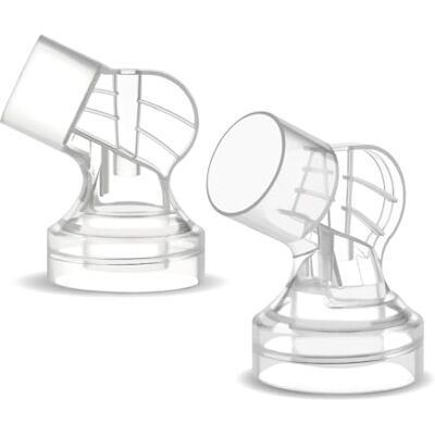 Maymom connectoren, compatibel met Medela flenzen, geschikt voor Pump in Style, Symphony en Swing borstkolven, ook compatibel met flenzen, 2 stuks Maymom connectoren, compatibel met Medela flenzen, geschikt voor Pump in Style, Symphony en Swing borstkolven, ook compatibel met flenzen, 2 stuks